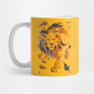 Traditional Golden Lion Mug
